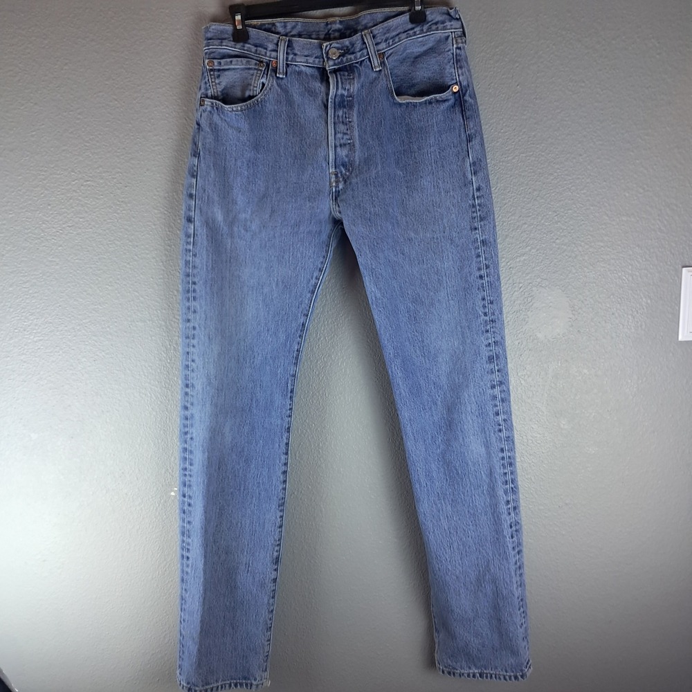 Levi's 501 Jeans Straight Leg Denim Classic Fit W33 L36